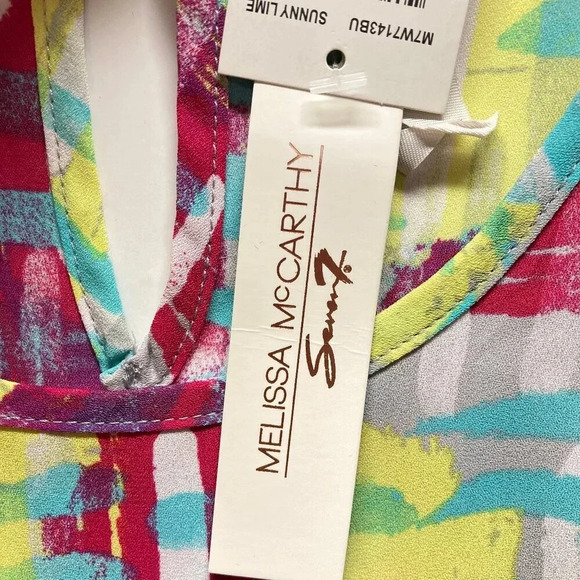 Melissa McCarthy Seven7 Tunic Dress Cover-up, Size 1X,‎ Hi-Lo Hem, New w Tags - Picture 9 of 11